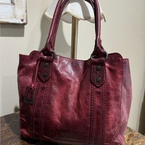 Frye tote in red